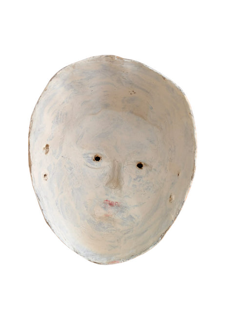 BookMyCostume Indian Aunty 70s Woman Retro Theme Female Mask Navrang Dance Fibre Face Mask for Adults Girls Girls Fancy Dress Costume Accessory